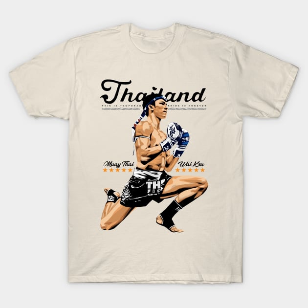 Muay Thai Wai Kru T-Shirt by KewaleeTee